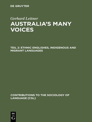 cover image of Ethnic Englishes, Indigenous and Migrant Languages